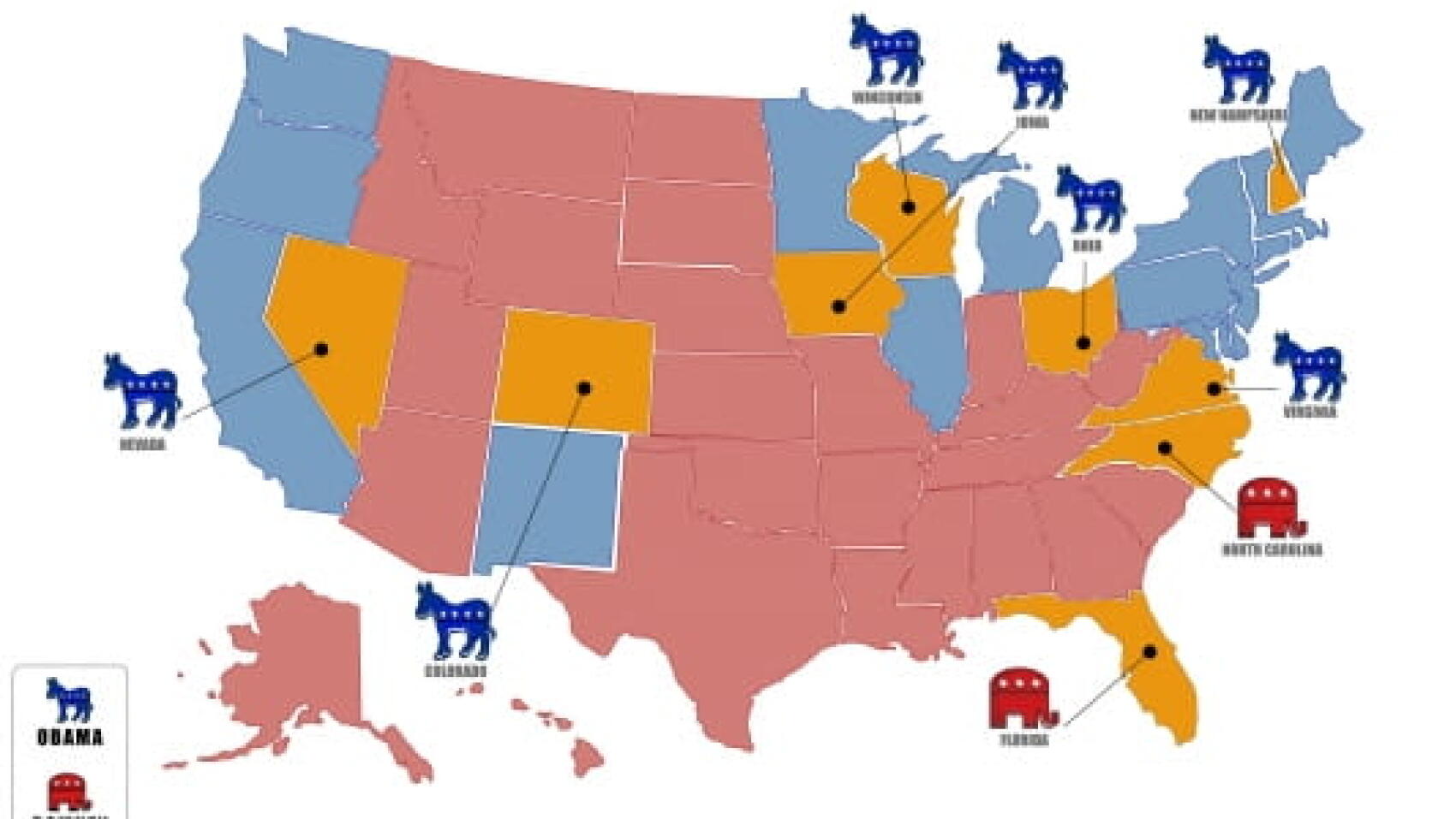 Tous les chemins mènent à la Maison Blanche