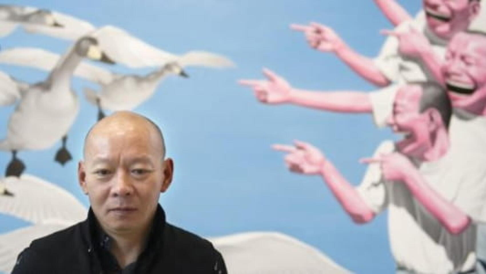 Coloriages et fou rire avec Yue Minjun