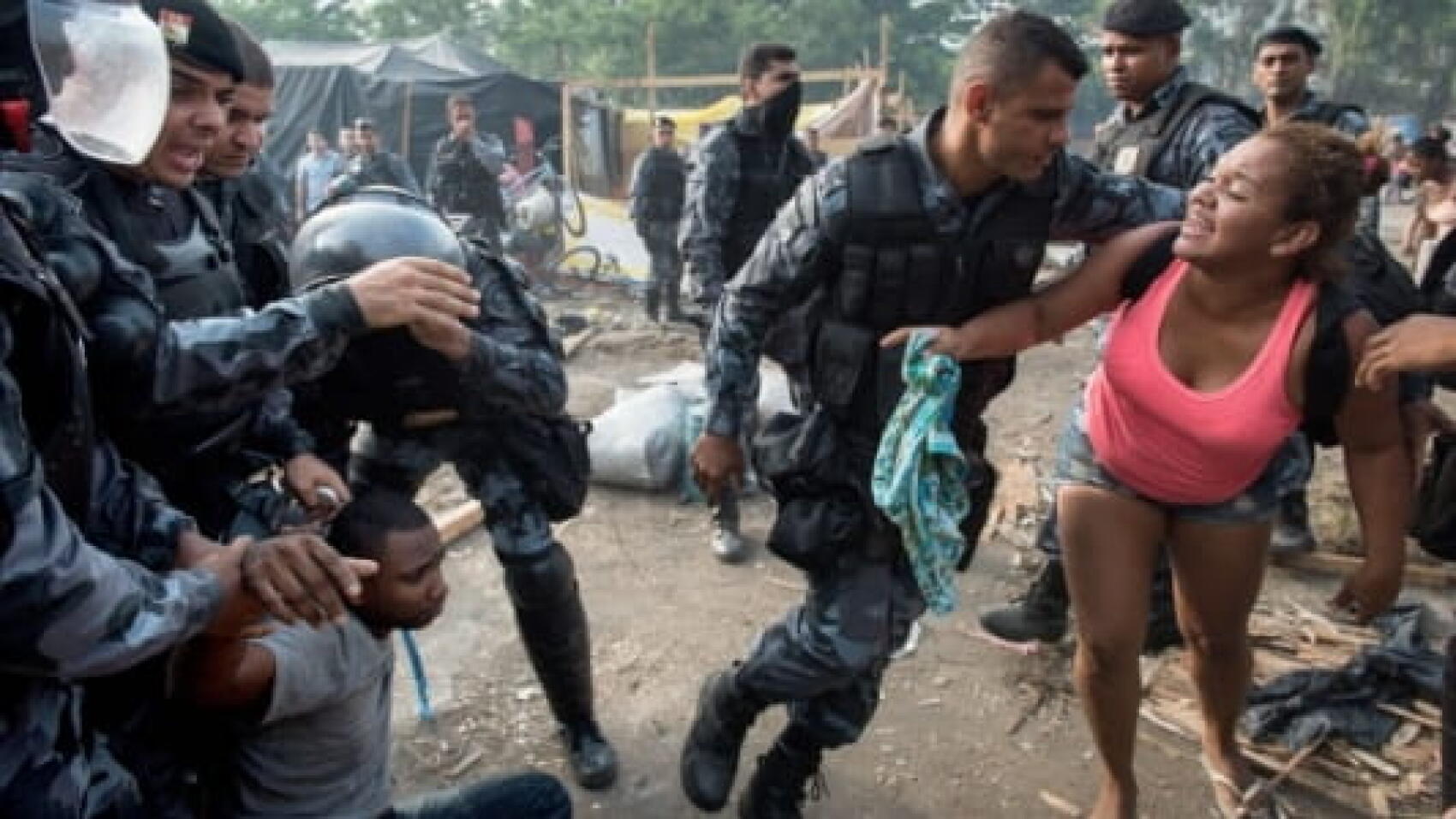 Le Maracanã et les favelas