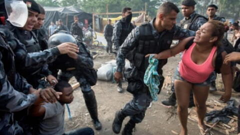 Le Maracanã et les favelas