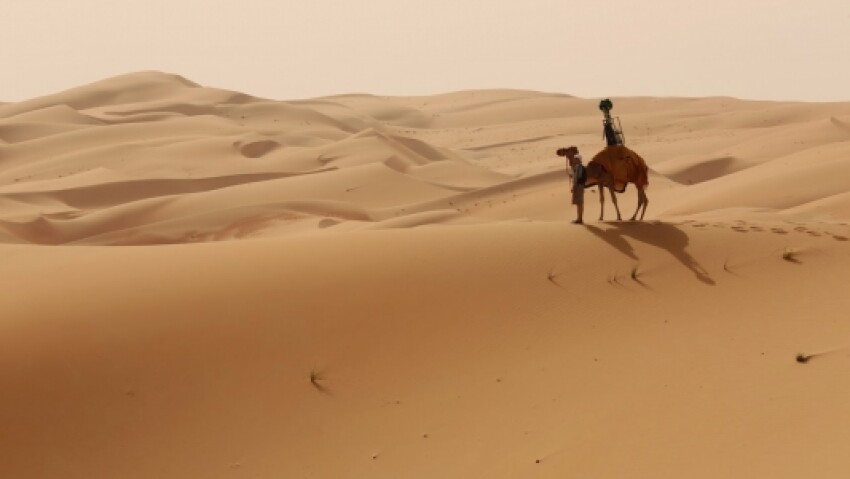 Google Street View dans le désert