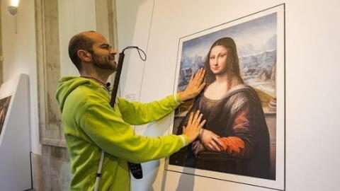 Des oeuvres d'art pour mal-voyants