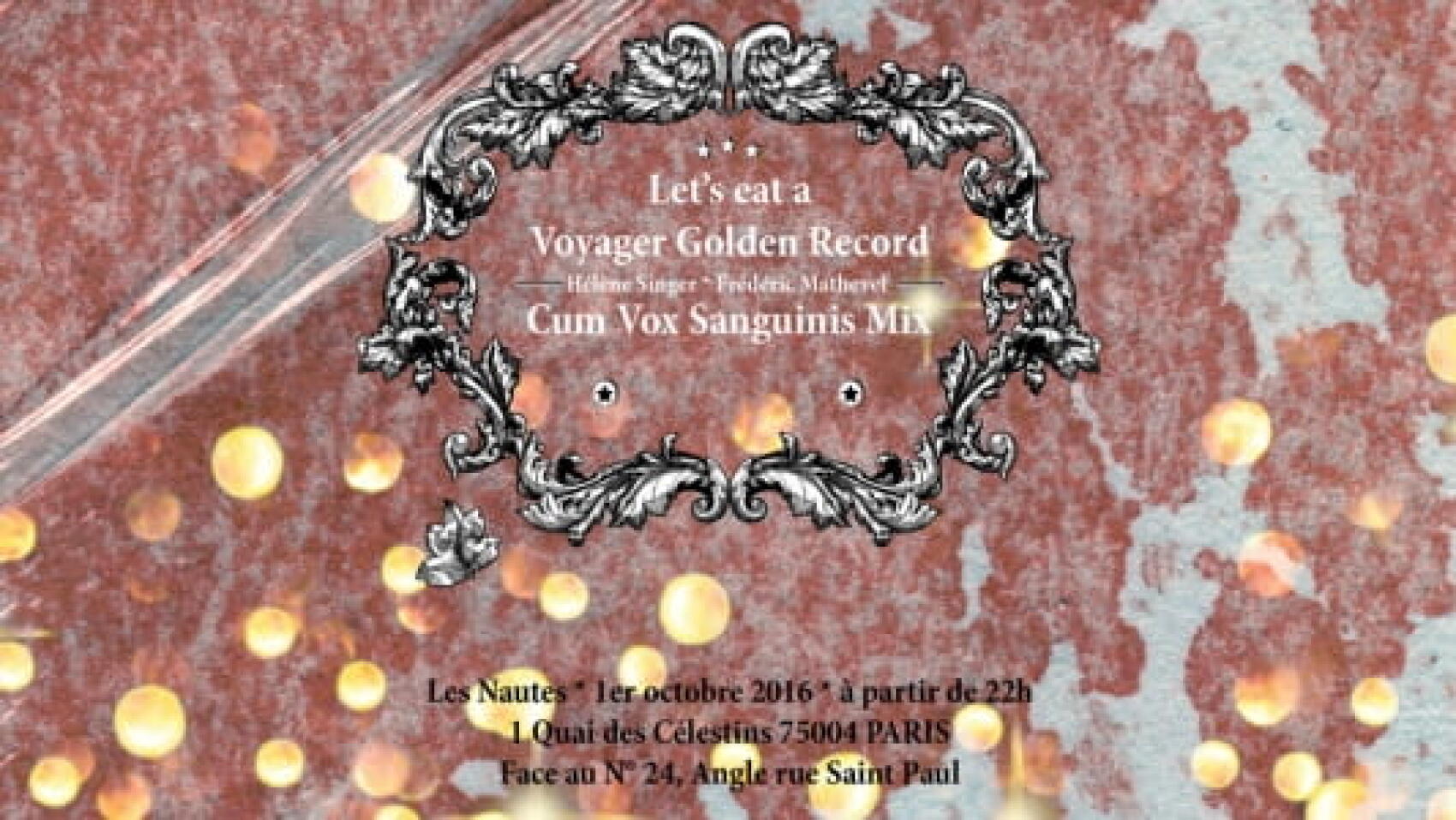 Nuit Blanche au Nautes : Et si on mangeait des disques ?