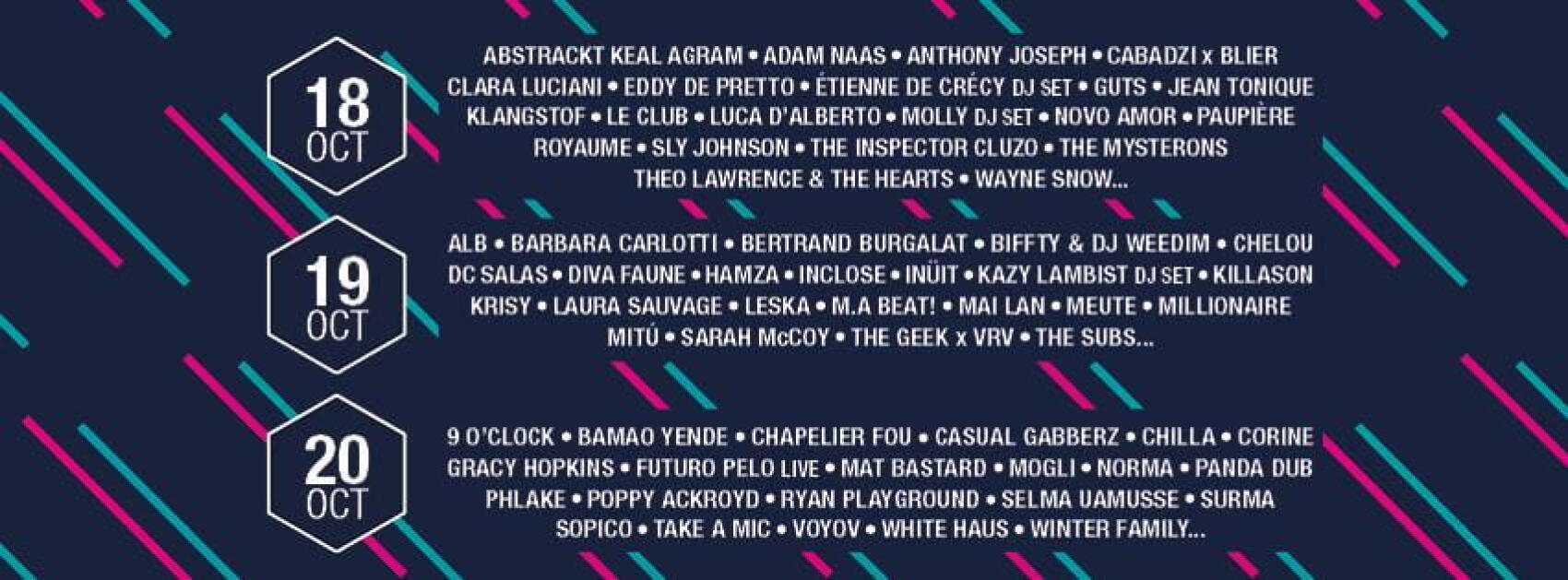 Festival et conférences durant trois jours bien, bien remplis