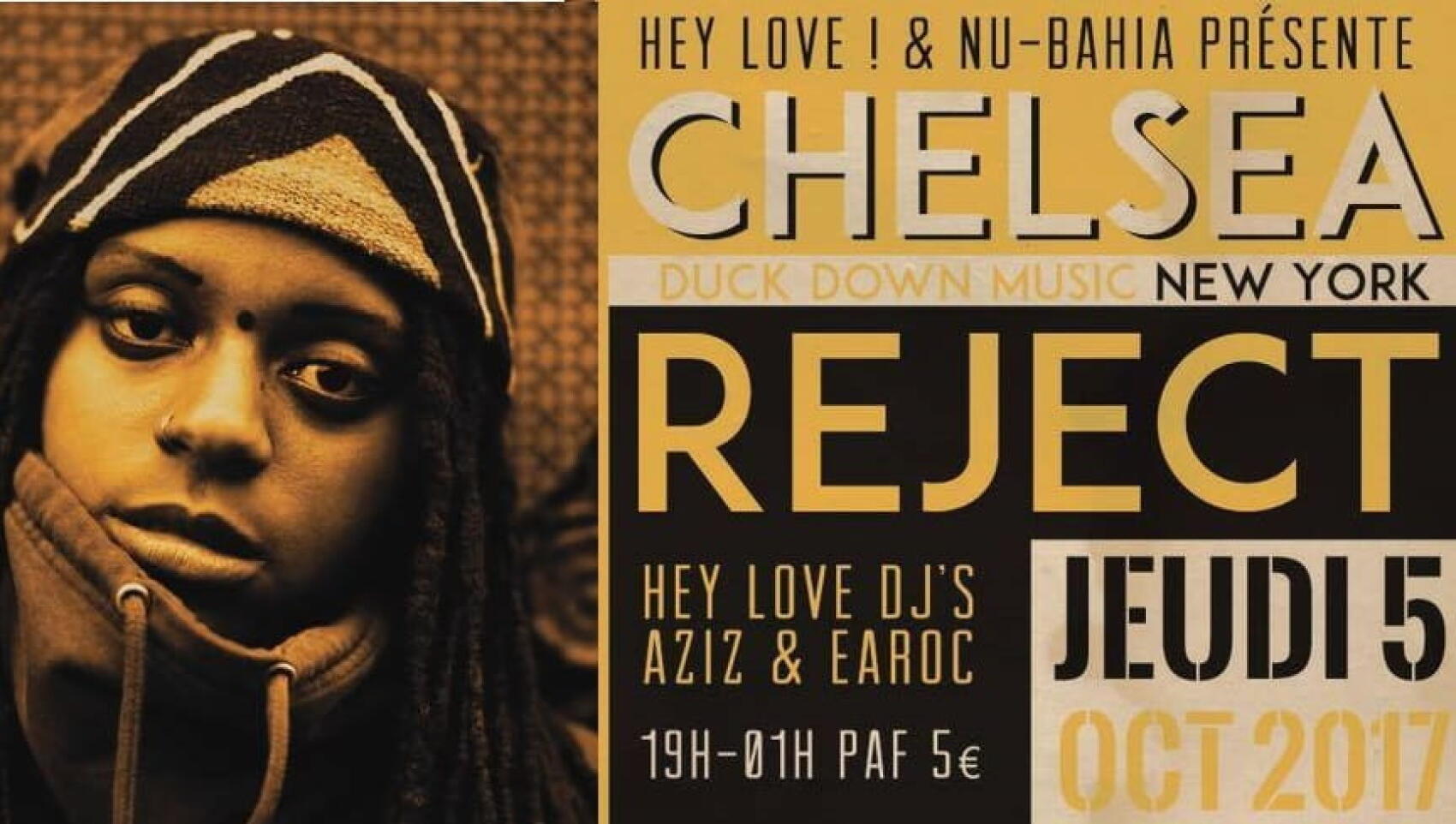 La poète et Mc originaire de Brooklyn est au Nu-Bahia ce mercredi 5 octobre 2017