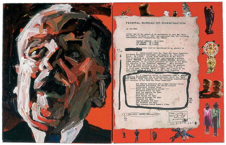 Des oeuvres d'art faites de dossiers de surveillance du FBI