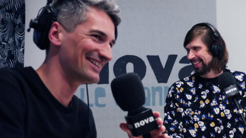 Pedro Winter et Thomas Roussel dans le Nova Club pour les quinze ans du label Ed Banger.