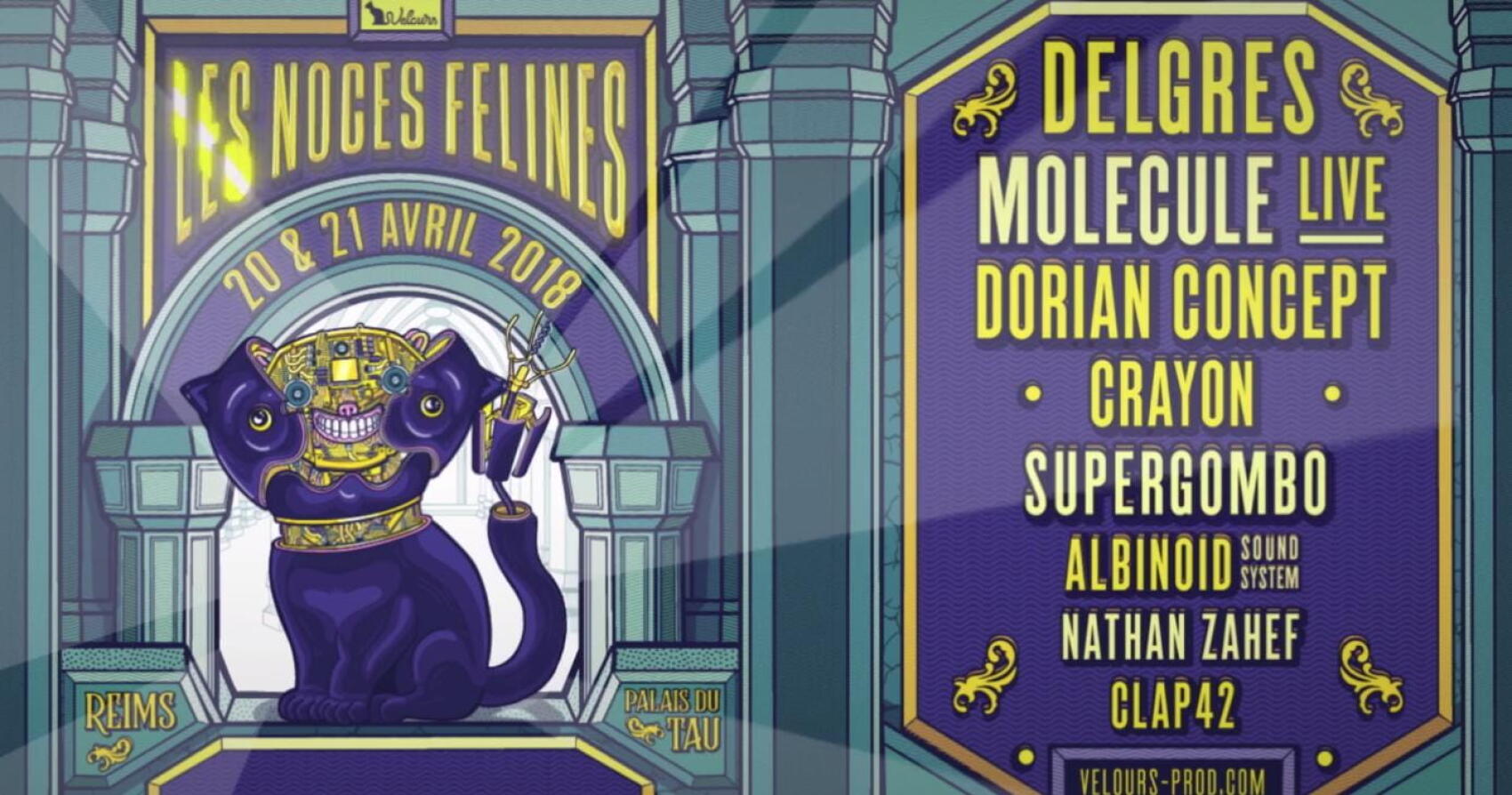 Deux jours de musiques de Velours au Palais du Tau.