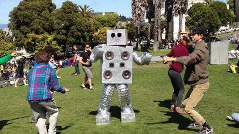 Promo de robots au Grand Palais