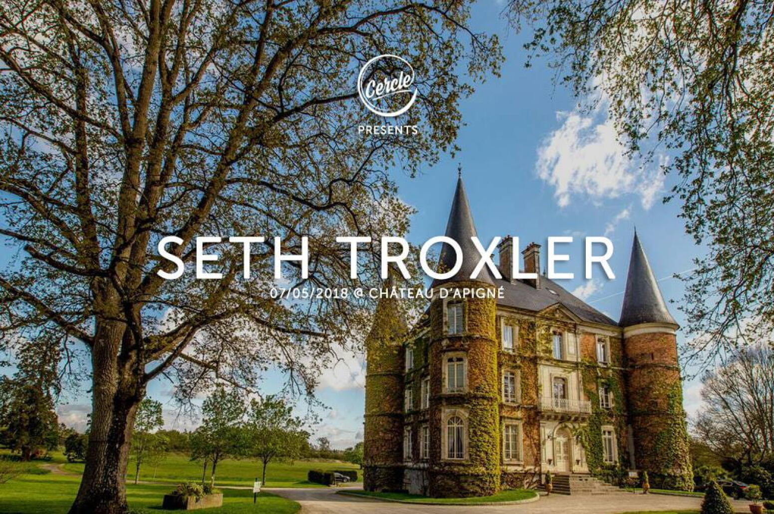 C'est dans le cadre du Château d’Apigné que le talentueux DJ et producteur se produira.