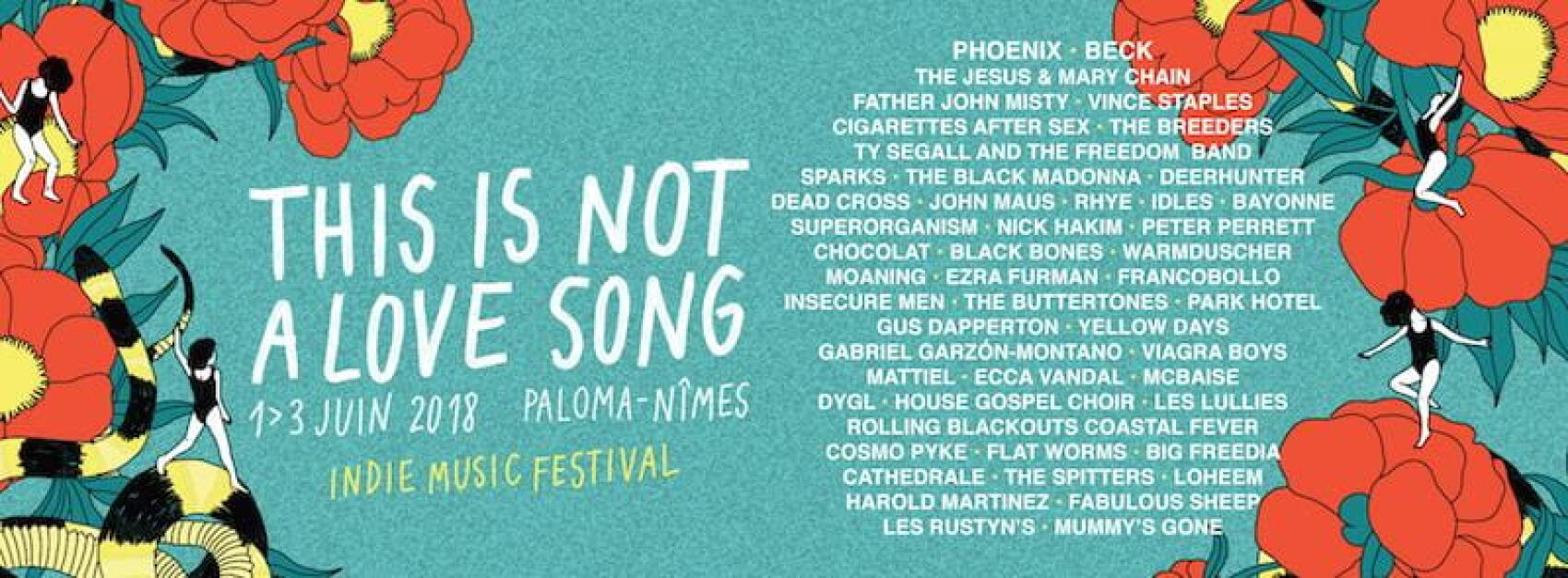 TINALS pour les intimes : sixième édition du festival indie à Paloma du 1er au 3 juin 2018