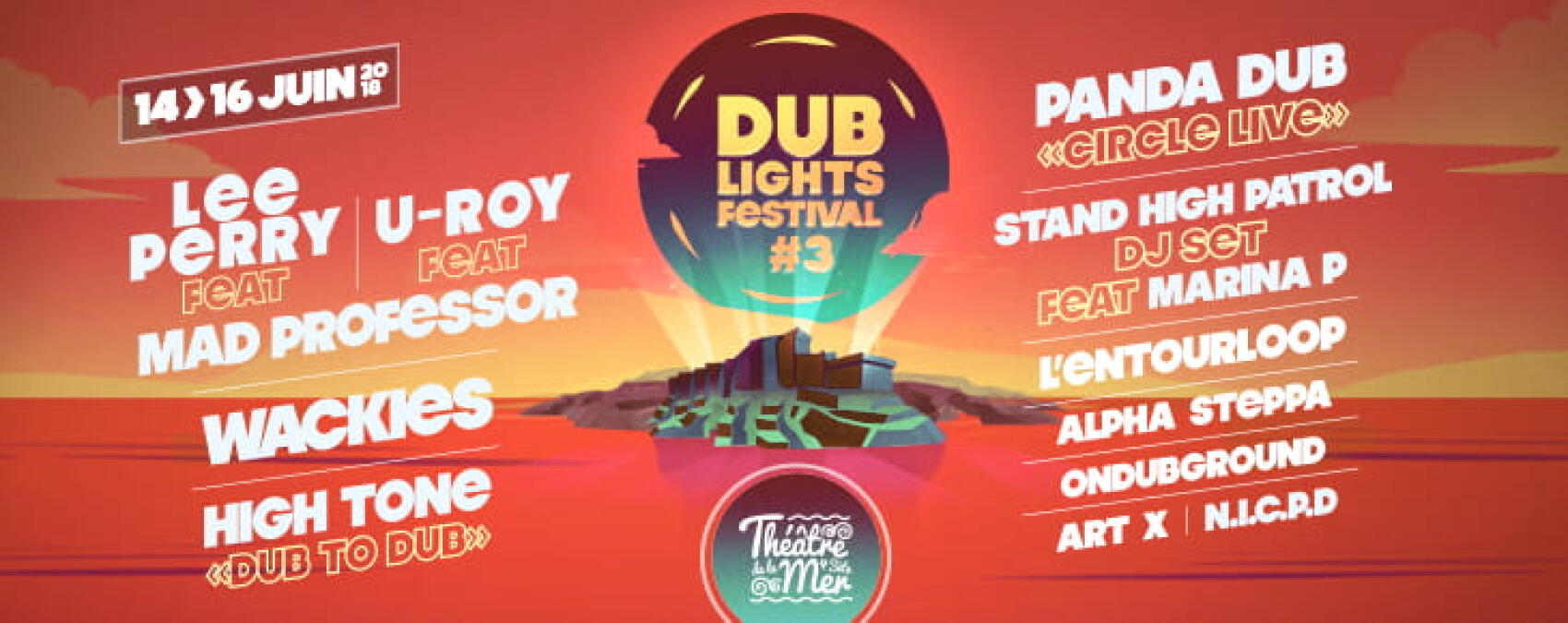 L’évènement reggae/ dub au Théâtre de la Mer, du 14 au 16 juin 2018