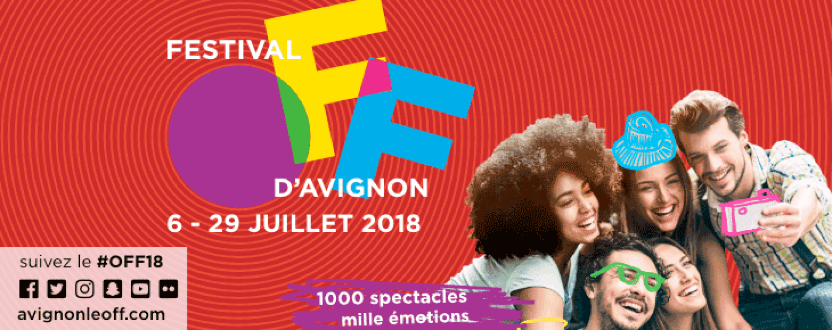 Théâtre, danse, musique, humour, cirque, marionnette, poésie, conte… dans toute la ville du 6 au 29 juillet 2018