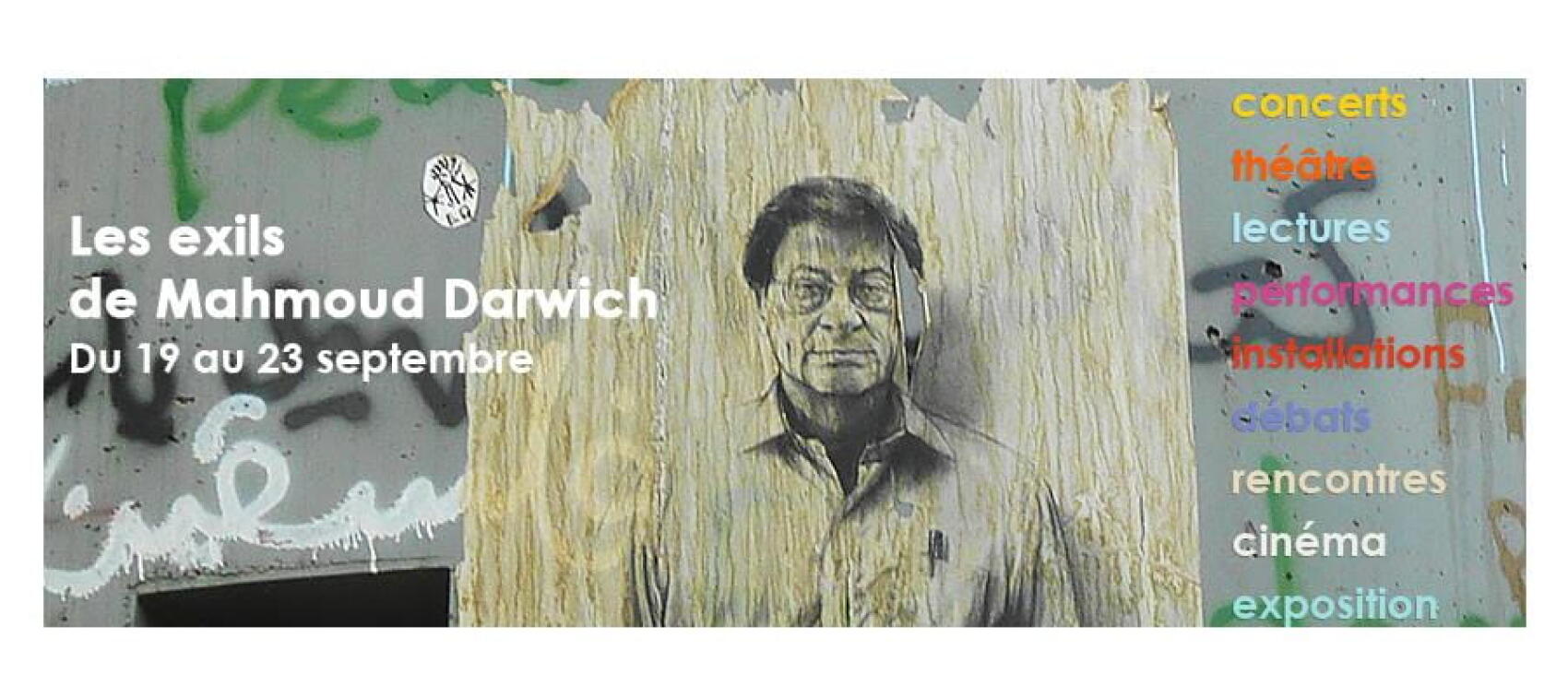 Toute l'influence du poète palestinien se concentre à l'IMA.