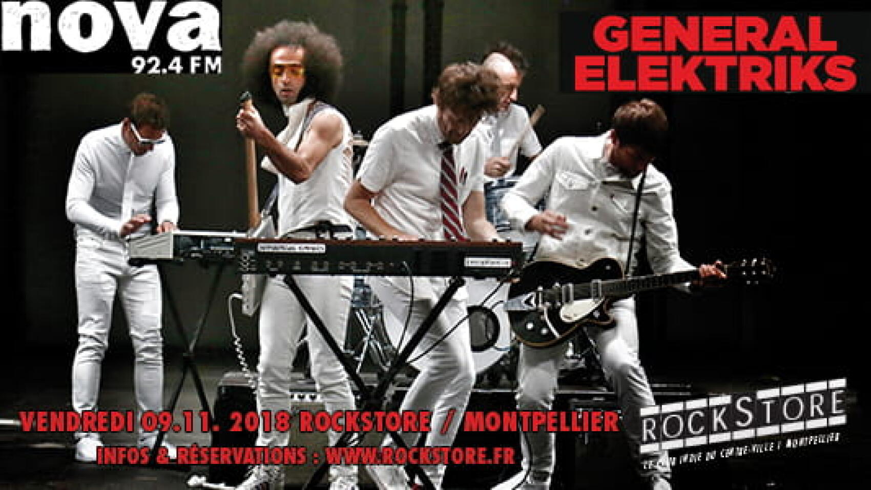 General Elektriks @ Montpellier. Un syncrétisme de haut vol entre funk, pop et électro au Rockstore le 9 novembre 2018