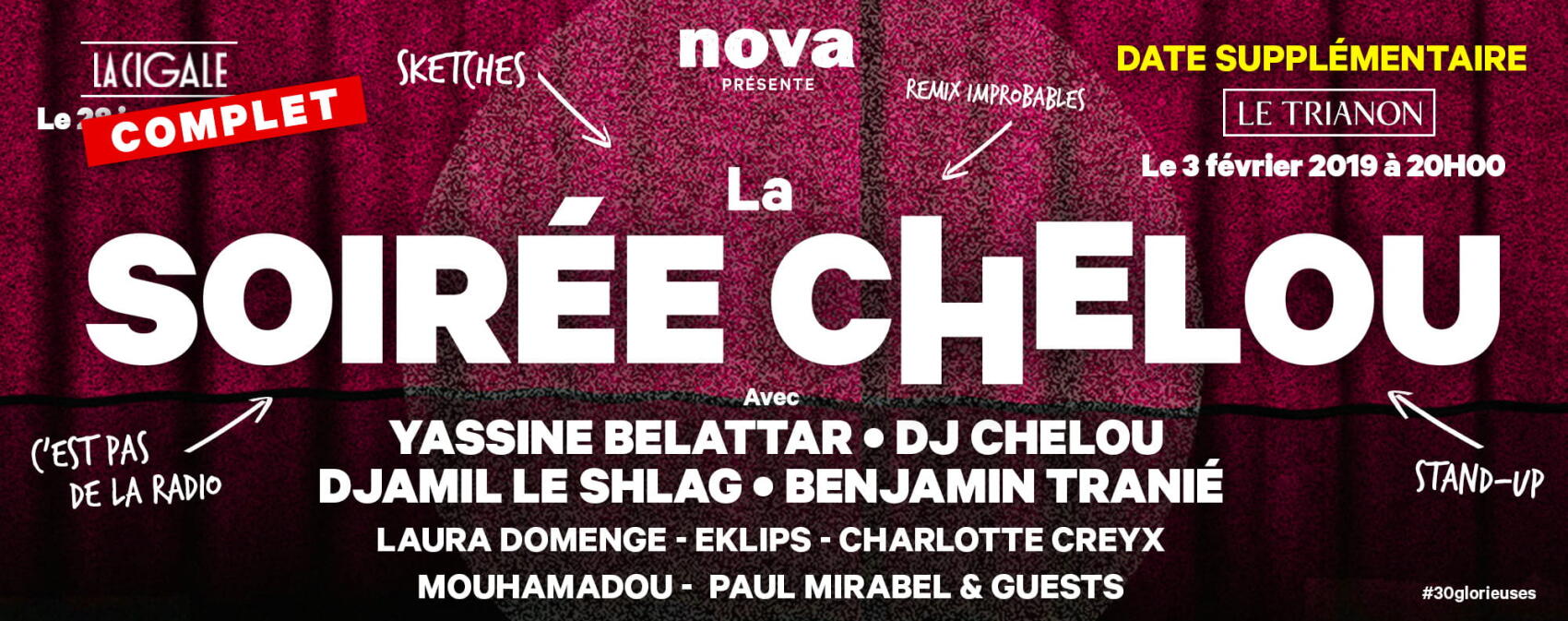 Radio Nova fait sa Soirée Chelou