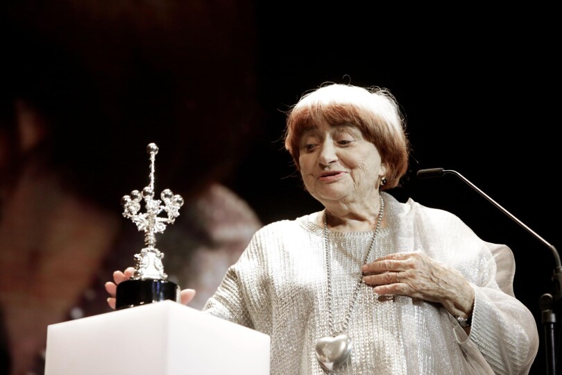 Agnès Varda : « Plus je vieillis plus on m’offre des prix, mais il y beaucoup de réalisatrices qui ont du talent »