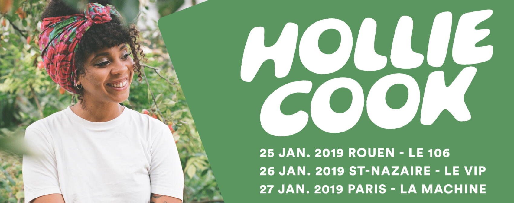 Hollie Cook | Rouen + St-Nazaire + Paris