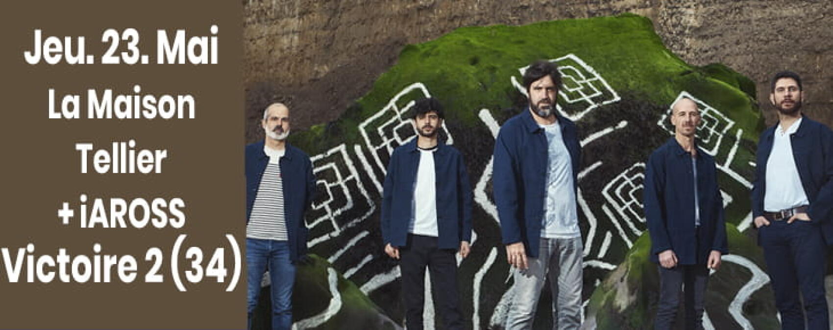 La Maison Tellier + Iaross @ Montpellier. La Horde va faire trembler les murs de V2 ce Jeudi 23 Mai 2019!