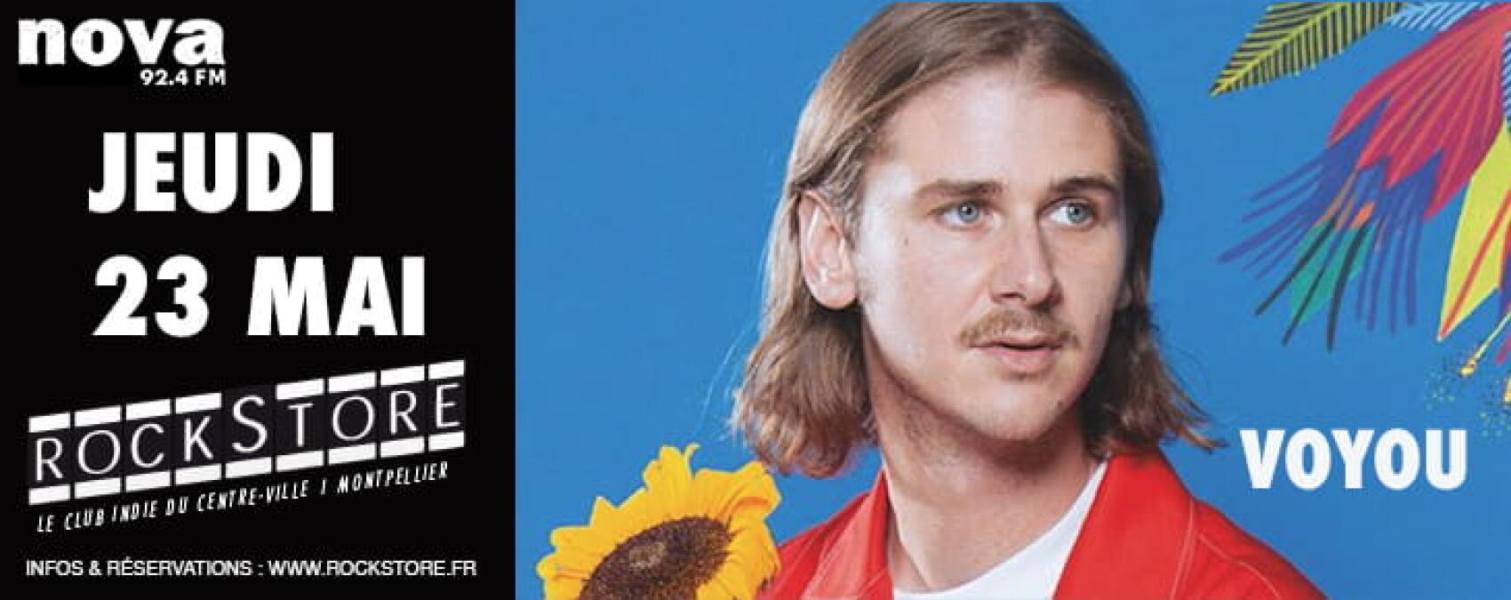 Voyou @ Montpellier. Garnement plutôt que bad boy, Thibaud Vanhooland dit Voyou est en concert au Rockstore ce 23 mai 2019