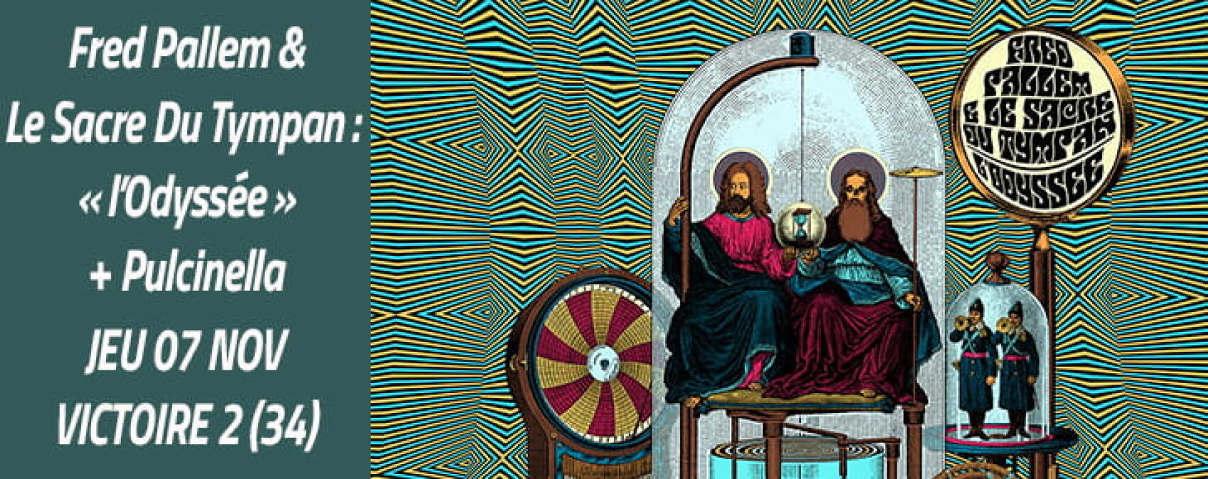 Fred Pallem & Le Sacre du Tympan + Pulcinella @ Saint Jean deVédas. En concert salle Victoire 2 le 7 novembre 2019.