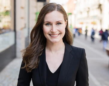 Le Portrait de Sanna Marin dans Néo Géo