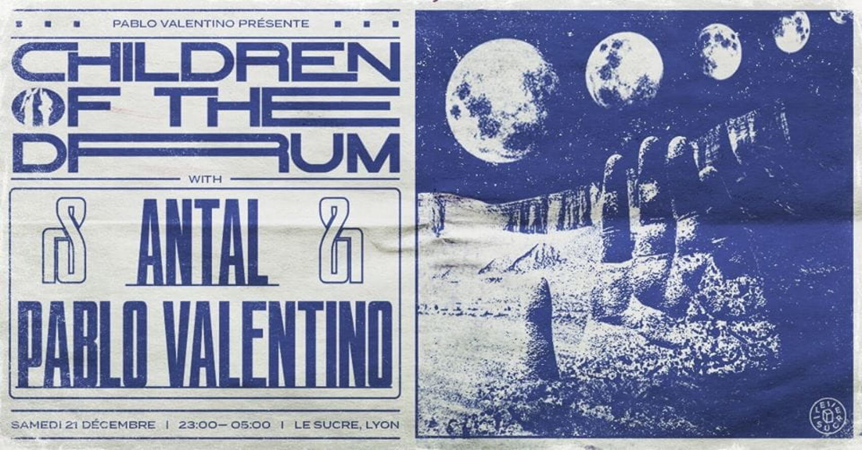 Children Of The Drum : Antal & Pablo Valentino all night long | Lyon