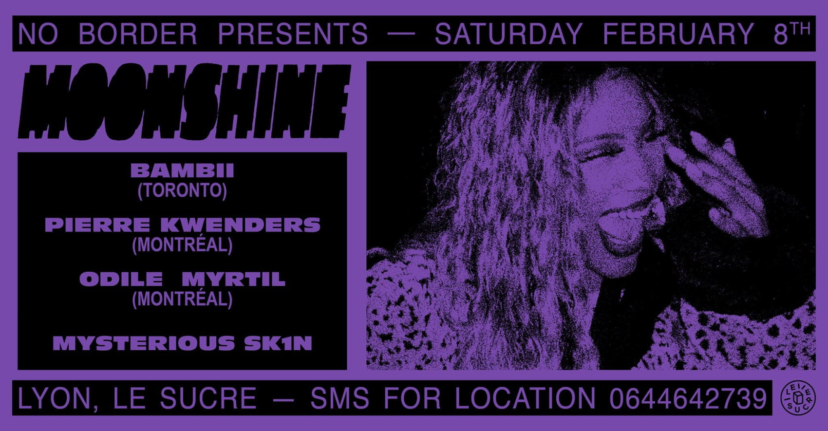 No Border x Moonshine : Pierre Kwenders / Bambii / Odile Myrtil | Lyon
