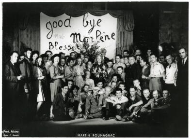 Image : Fin de tournage pour Marlène Dietrich et Jean Gabin réunis pour la seule fois à l’écran dans Martin Roumagnac, de Georges Lacombe (1946).