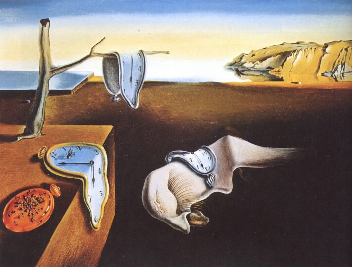 Image : La Persistance de la mémoire, de Salvador Dalí (1931).