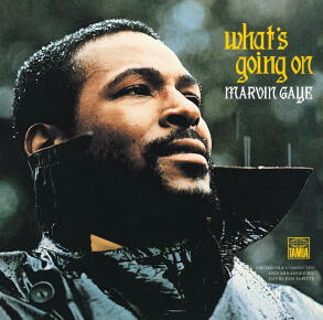 Image : Jim Hendin, pochette de What’s going on de Marvin Gaye (1971).