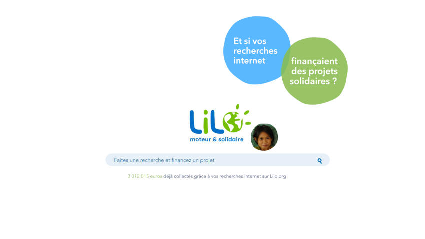 Lilo est un moteur de recherche qui finance des projets environnementaux et sociaux