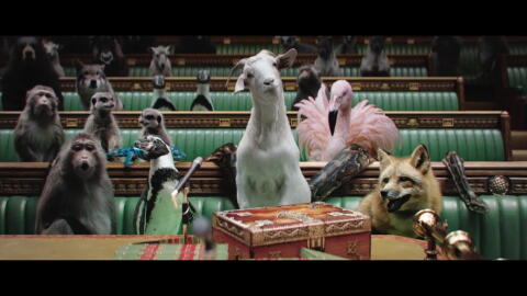 Image : Politics Tamed, spot promotionnel du UK Times / Sunday Times, de William Bartlett (2019).