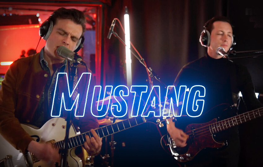En images : Mustang en live chez Radio Nova