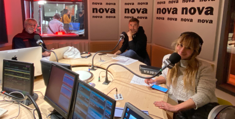 Piu Piu et Romain Tassinari dans le Nova Club