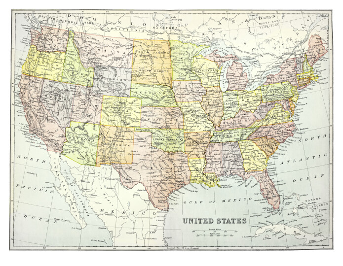 Old-map-of-United-States-Published-1894_Gettyimagesmikroman6