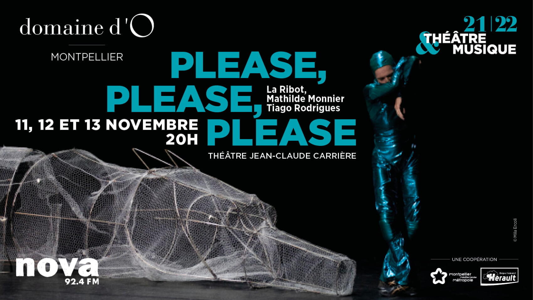 Please, please, please, de La Ribot, Mathilde Monnier et Tiago Rodrigues - Montpellier - Du 11 au 13 novembre 21