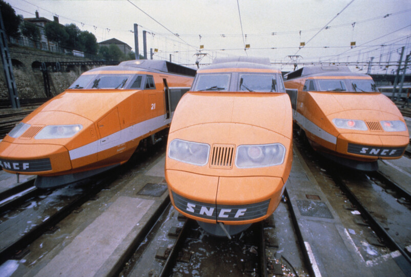 Les premières rames du TGV © Getty Images