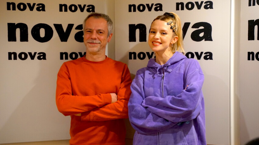 David Blot et Angèle dans le Nova Club