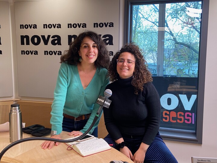 Cléo Cohen et Myriam Levain chez Radio Nova