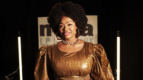 Oumou Sangaré chez Radio Nova © Sébastien Carriau