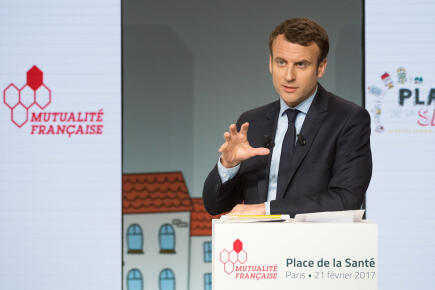 Emmanuel Macron © / Via Flickr / Mutualité française