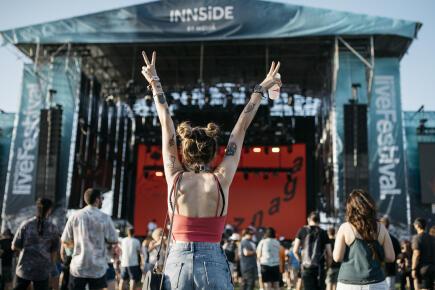 Une des cinq scènes du festival avant l'arrivée de Biznaga © Paco Poyato