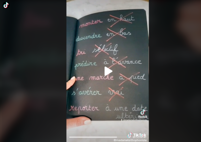 Madame L'orthophoniste © compte Tik Tok Madame l'orthophoniste