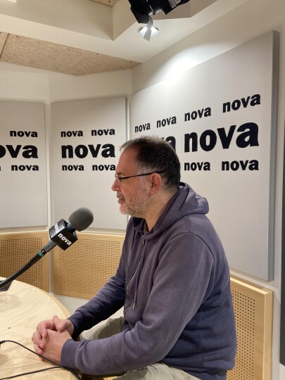 Nicolas Ksiss-Martov à Radio Nova ©Radio Nova