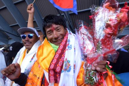 Sanu Sherpa - Ce qui m'a donné envie de me lever ce matin © Prakash MATHEMA : AFP.jpg
