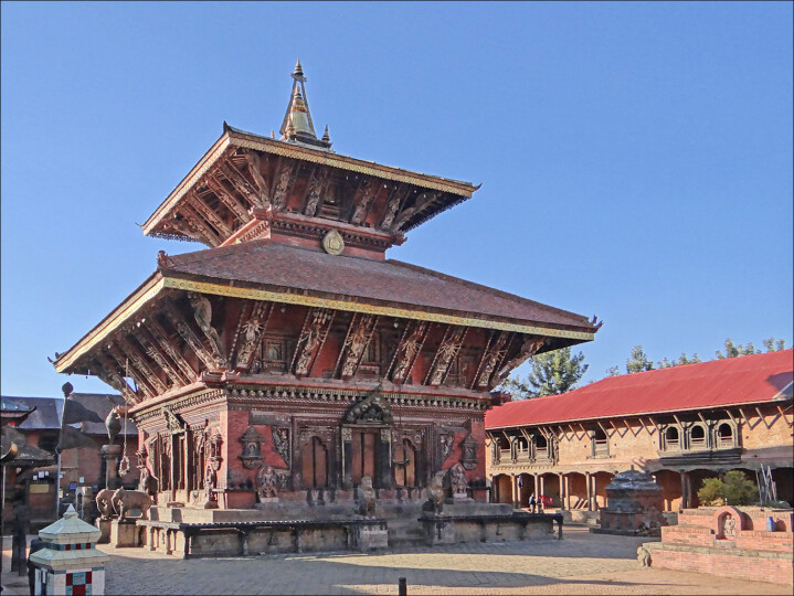 Le temple de Changu Narayan (Bhaktapur) © Jean-Pierre Dalbéra