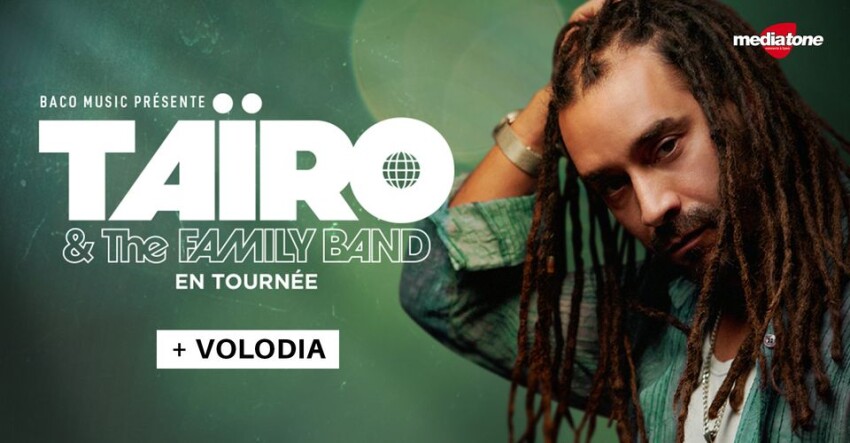 Taïro & The Family Band + Volodia au Transbordeur ! 2 déc. 2022 | Villeurbanne (69)