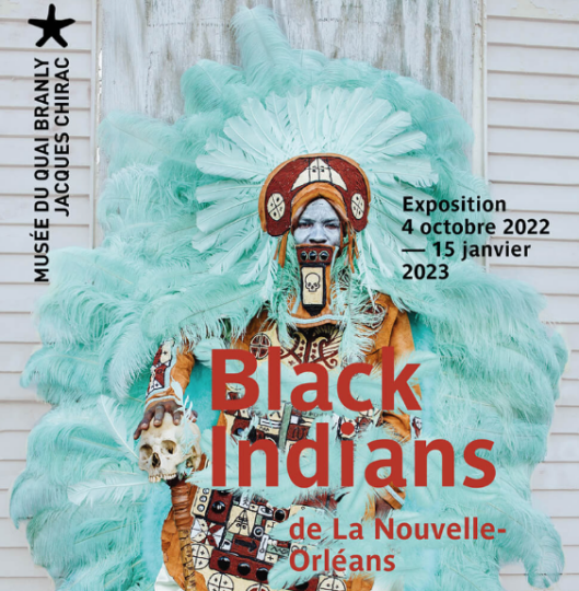 Affiche exposition Black Indians au Musée du Quai Branly