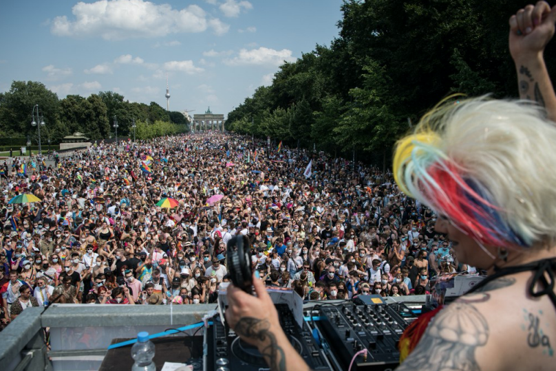 DJ à Berlin © STEFANIE LOOS / AFP